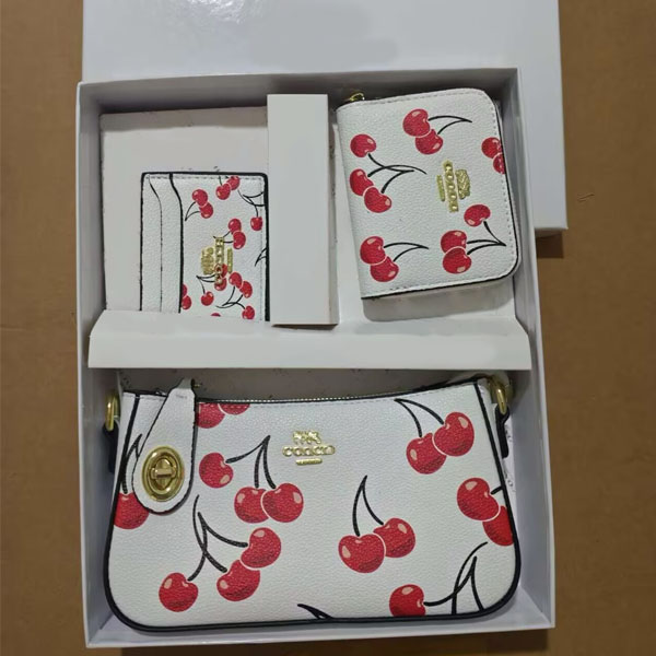 Wholesale Women Bag Designer Shoulder Bag Wallet 3pcs Set Fashion Versatile Letter Soft Leather Crossbody Bag Luxury Mini Bag Handbag Wallet Set