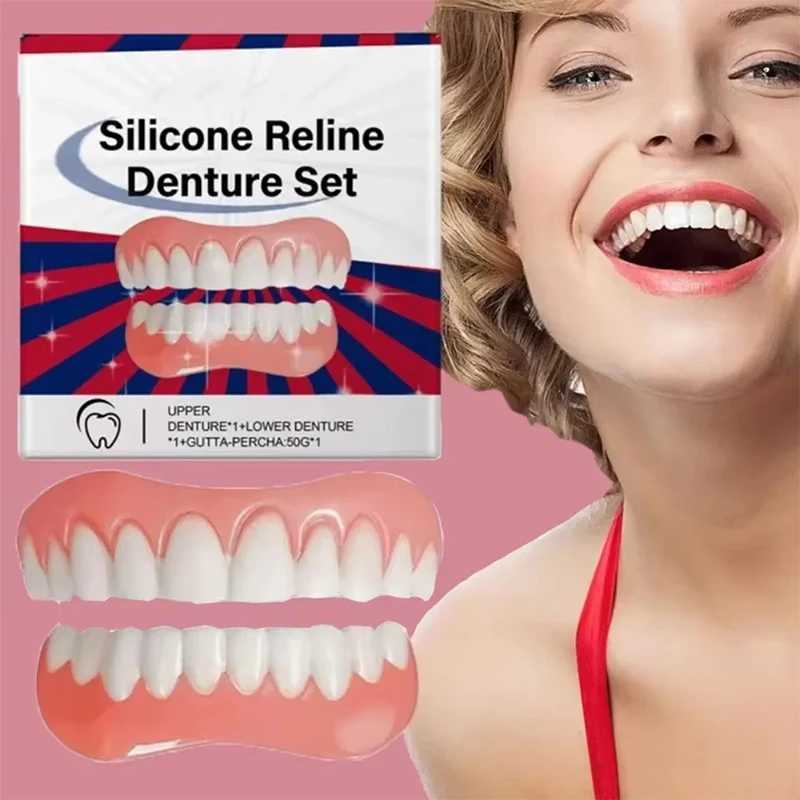 New Arrival Adjustable silicone dental professional dental kit with Smile and soft and comfortable Korean dental adhesive for upper and lower v Z25041