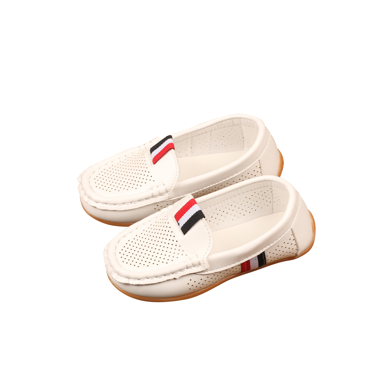 Children PU Leather Youth Casual Style Soft Comfortable Loafers Slip on Toddler Walkfashion Kids Shoes Size 21 - 36 dh1922389