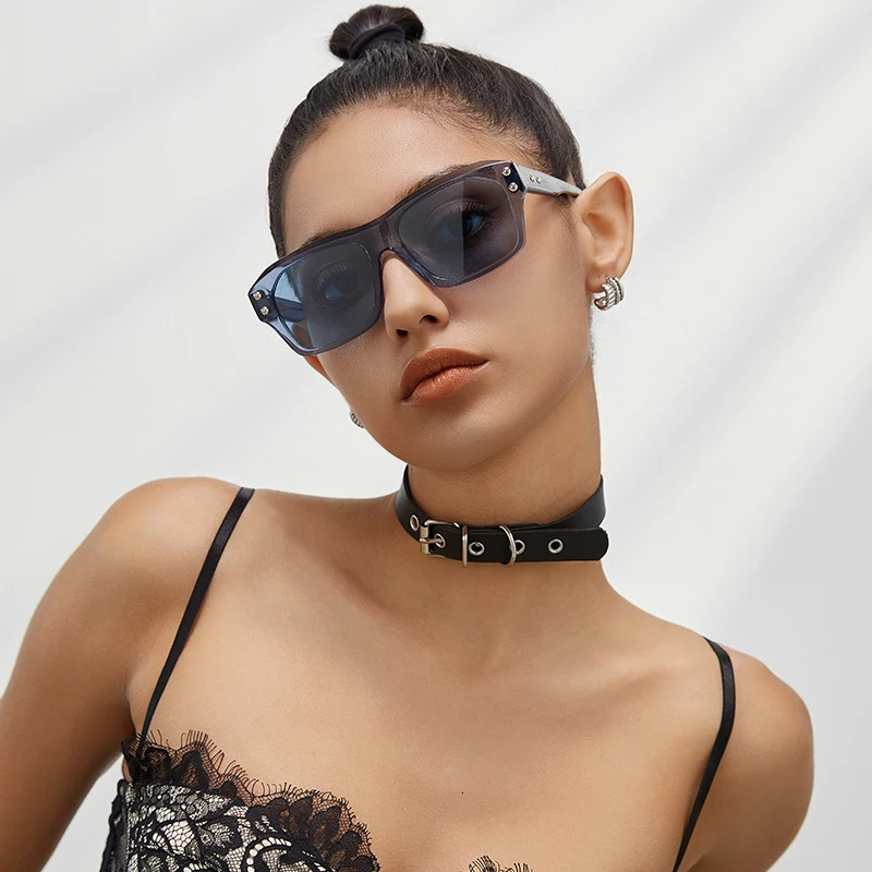 GCV acetate square rectangular polarized sunglasses mens fashionable outdoor glasses Uv400 y product quality 250410