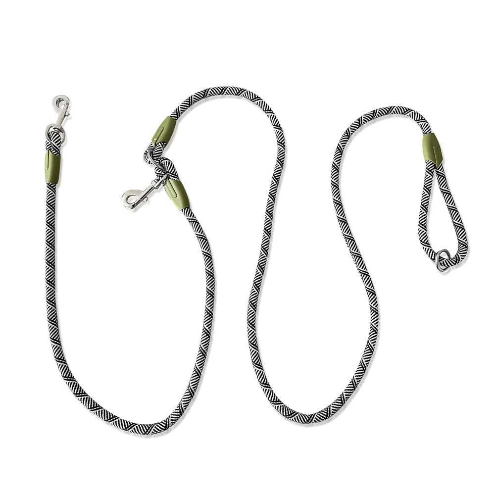 S/M/L Reflective Nylon Leashes Pet Dogs Chain Traction Rope Leads for Running Free Hands Rope Chain for Small Large Dogs Walking J251110