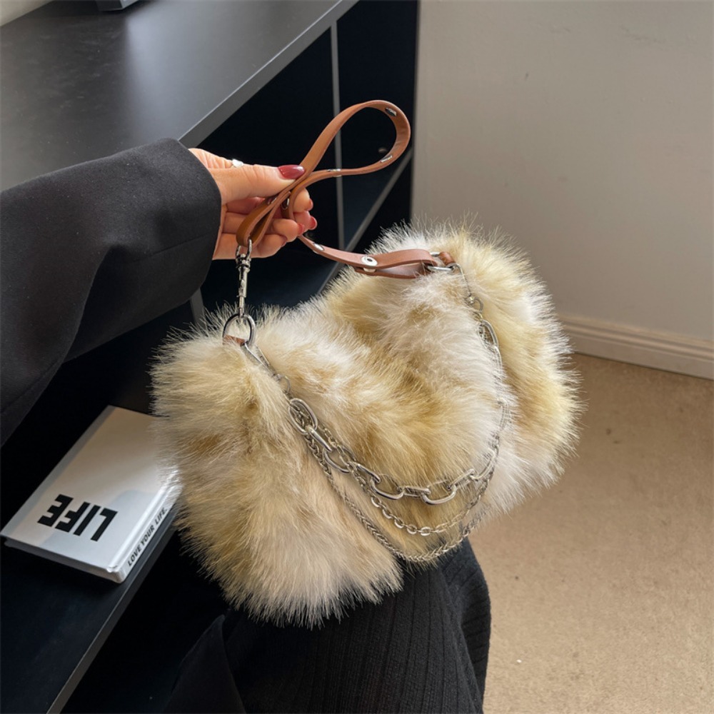 Elegant Casual Tempered Woman Arm Crook Tote Modern Cross Body Design for Everyday Use