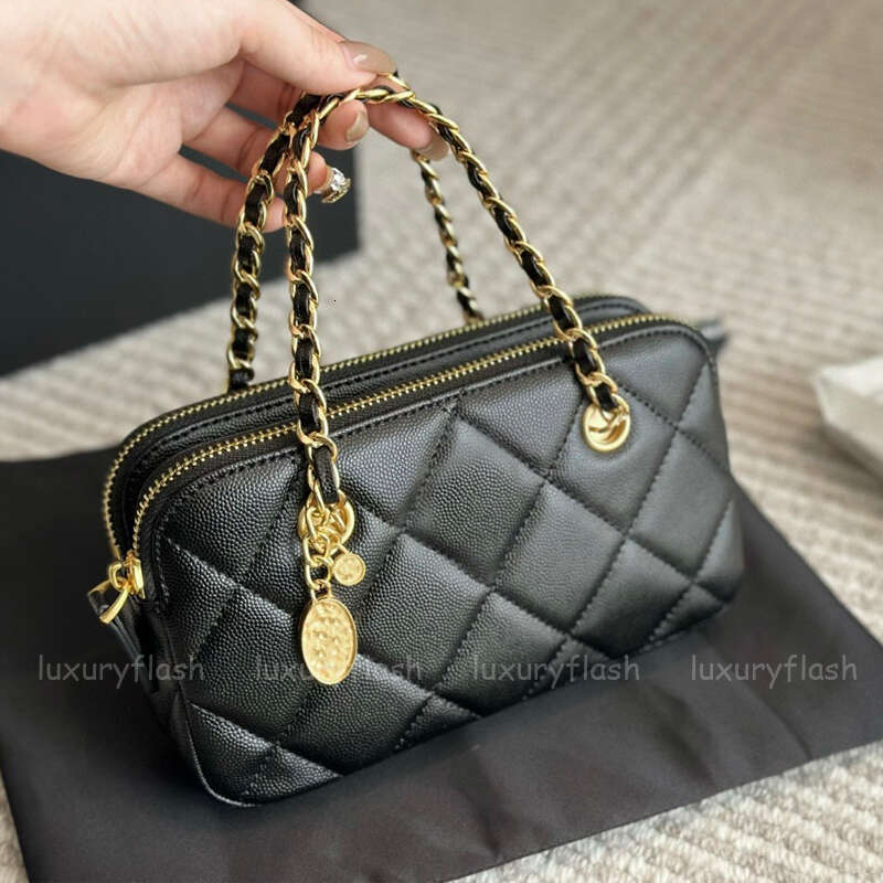 Designer Tote Bags Handbags Real Leather Summer Baby Blue Pink Elegant Ladies Gold Coin Camera Crossbody Bag Totes