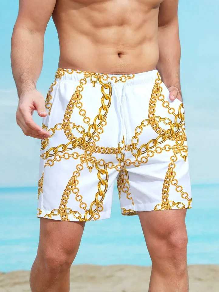 New mens shorts 3D turtle print holiday polyester swimming pole summer beach surfboard shorts Hawaiian shorts X250410