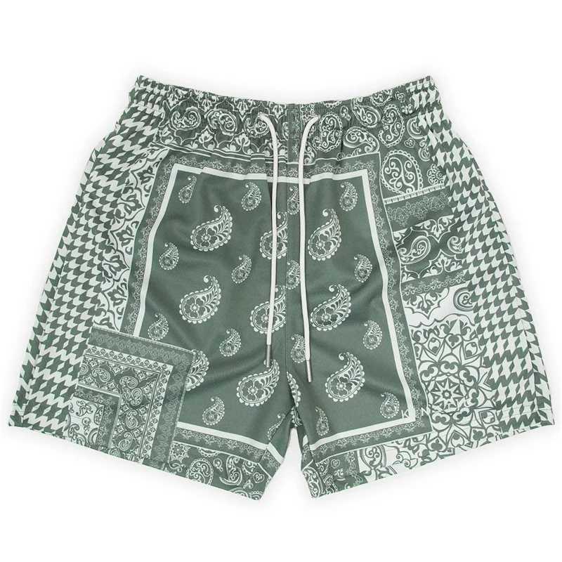 Summer trendy flowing bohemian shorts for women retro oversized street sports outdoor shorts Hawaiian beach shorts swimming trunks X250410