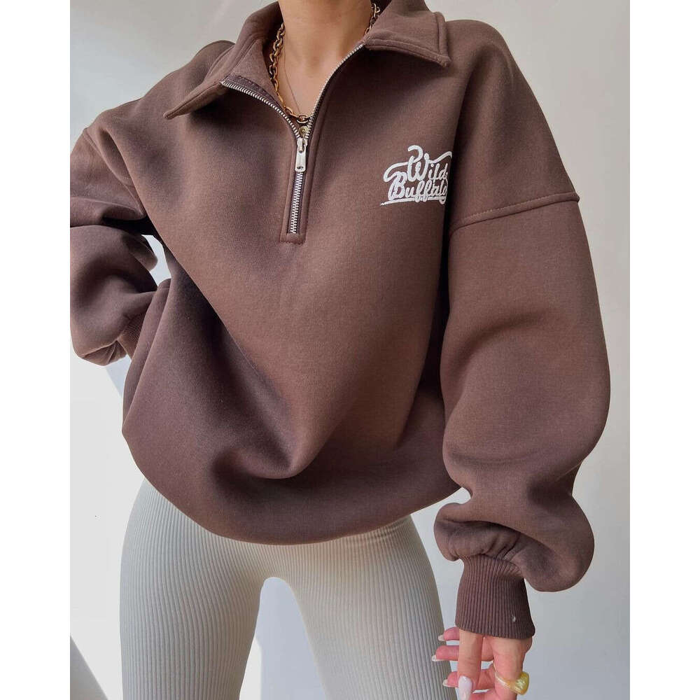 2024 New Printed Long Sleeve Hoodie for Autumn and Winter Versatile Veet