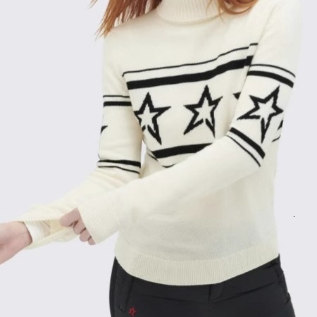 New Street Style Personality Simple Knitted Letter Jacquard Womens Warm Slim Fit Versatile Round Neck Pullover Sweater w250114