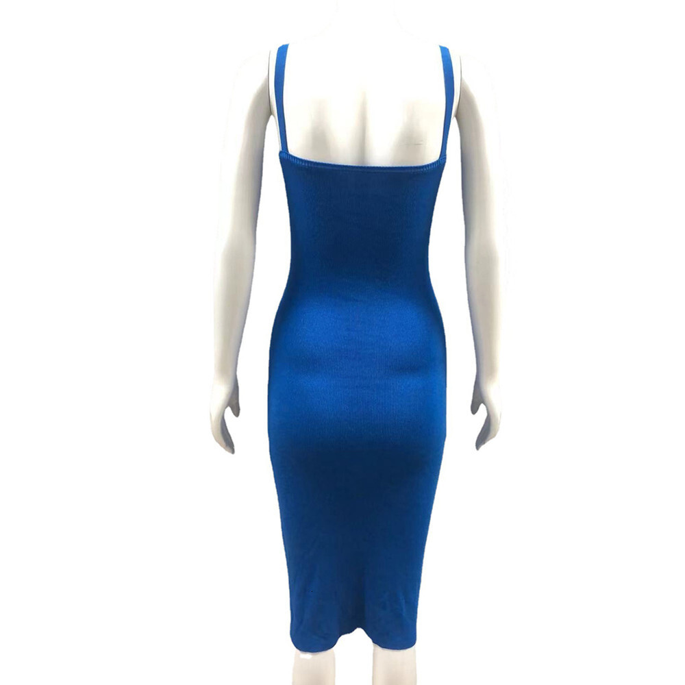 Knitted Sling Dress Summer 2025 New Women's Pure Desire Wrapped Hip Skirt