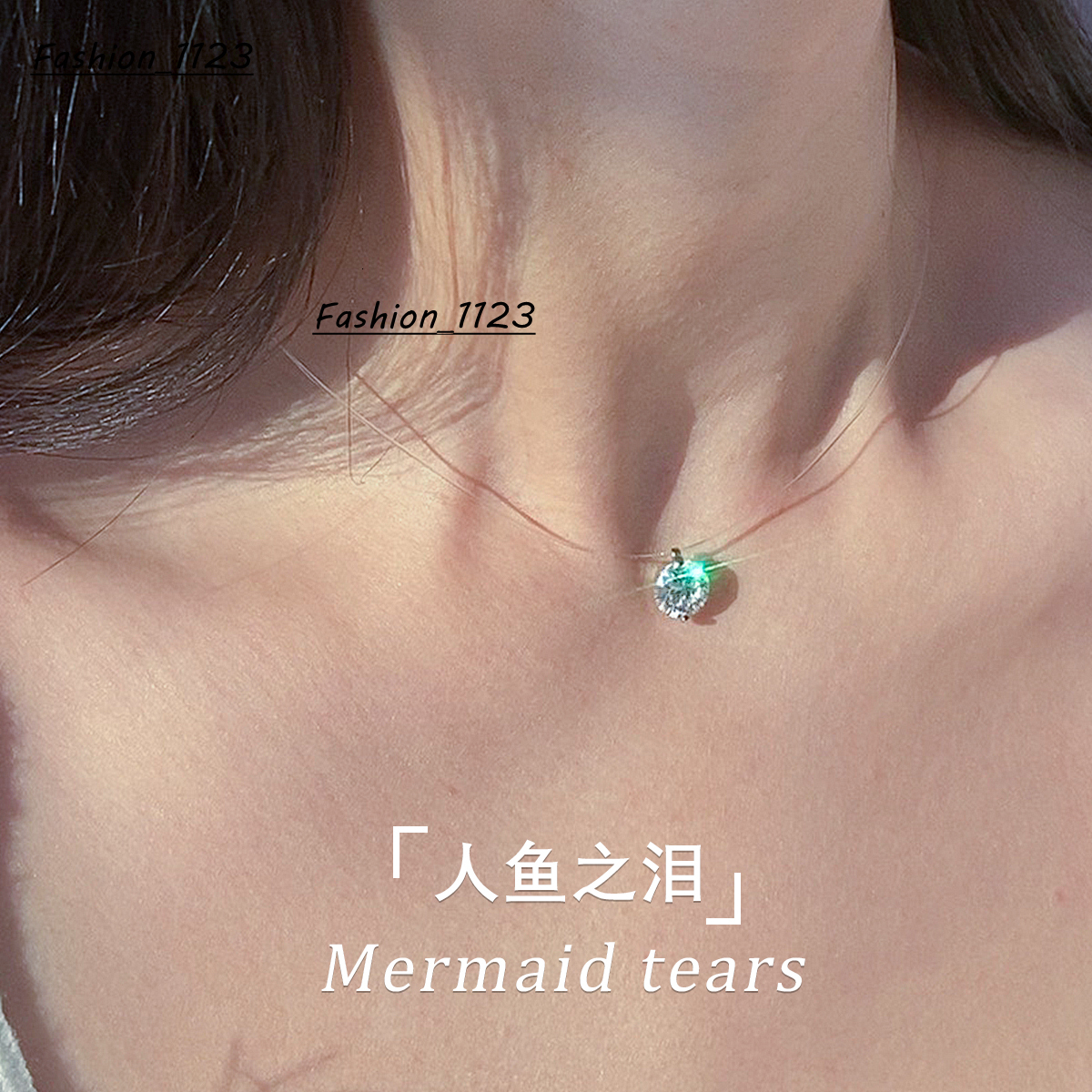 Elegant Wedding Party Gift S925 Sterling Silver Radiant Moissanite Pendant Necklace