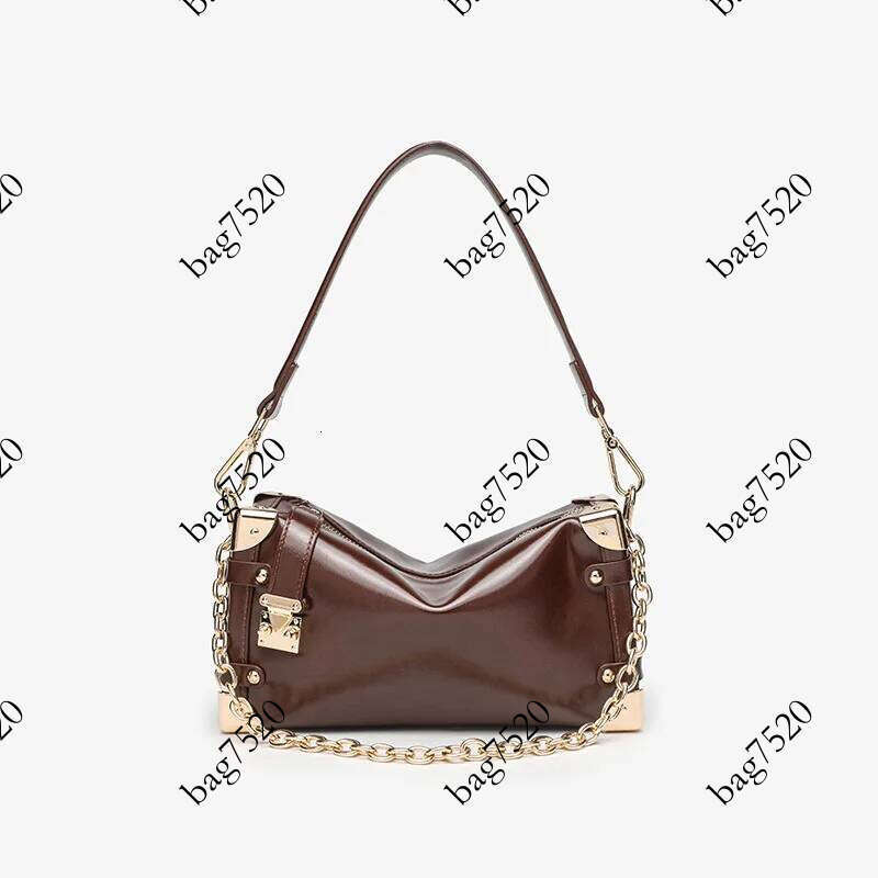 2025 Autumn Winter Soft Leather Box Bag for Women Minimalist Shoulder Crossbody Purse Fashionable Handbag