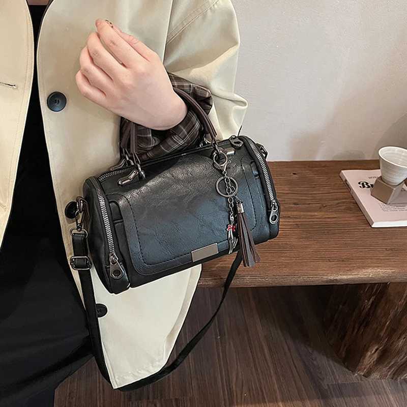 Women Crossbody Bag Pillow Bags Big Capacity Fashion Single Shoulder Bags Vintage All Match Boston Crossbody Bags K251110