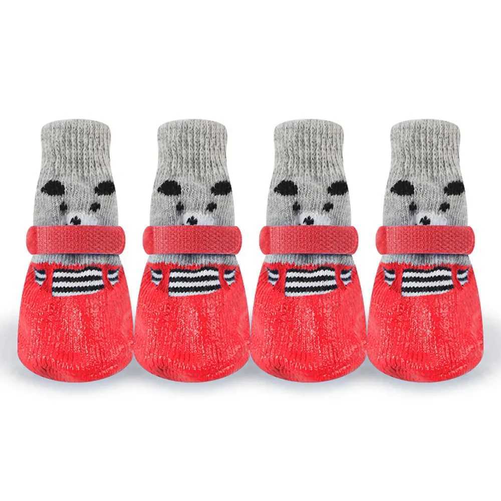New Arrival Dogs cats boots socks waterproof dog shoes rain boots snow pet boots anti slip mini dog socks adjustable drag Z250409