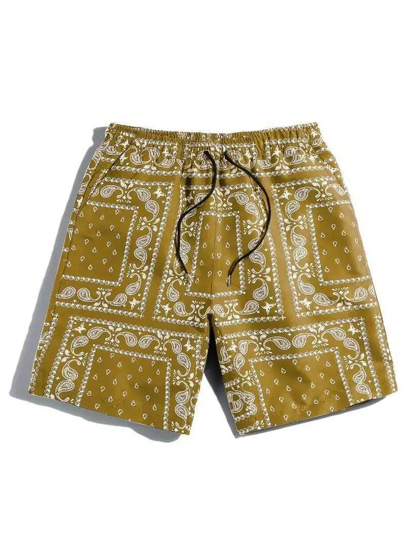 New 3D Printed Bandana Fashion Mens Shorts Plus Size S-7XL Street Clothing Commodity Shorts Mens Basketball Summer X250410