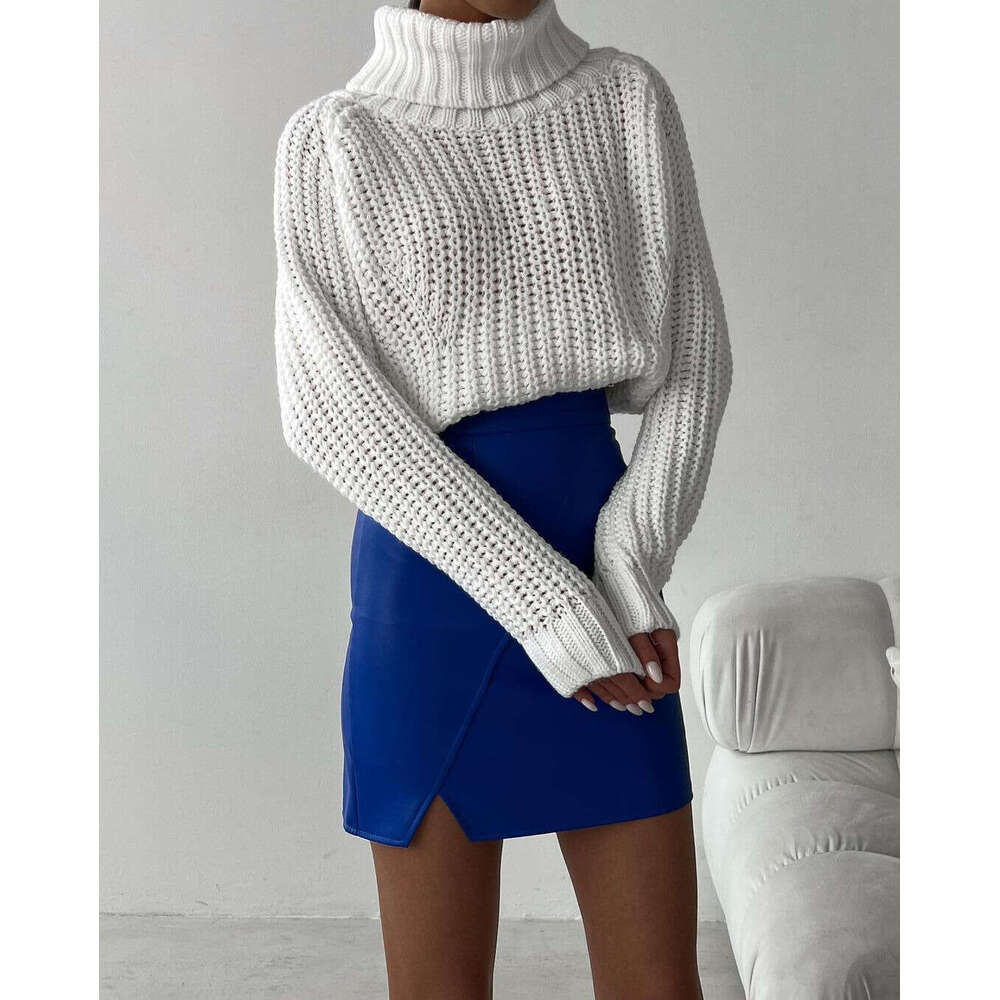 2024 European American autumn and winter new style elderly loose casual versatile long sleeved knitted sweater