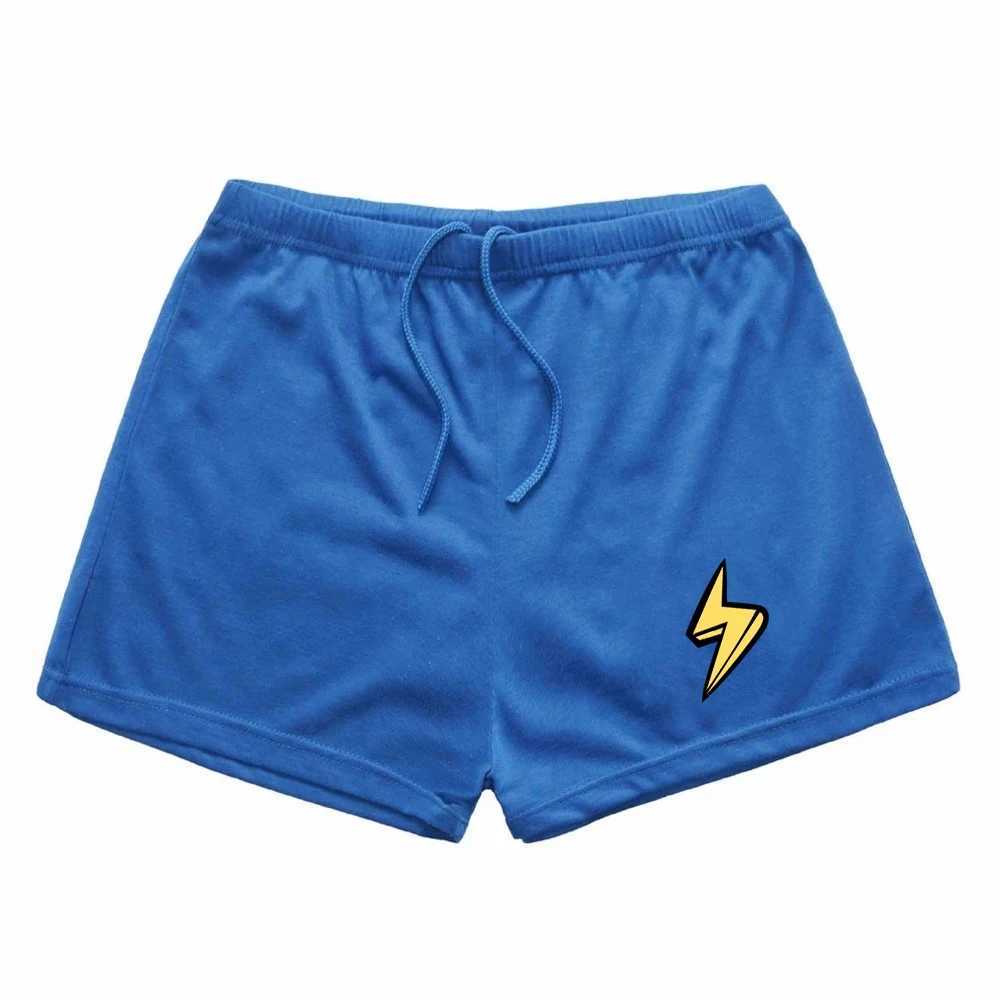 Summer mens clean fresh affordable gym fitness exercise casual and comfortable shorts cute small light printing mode X250410