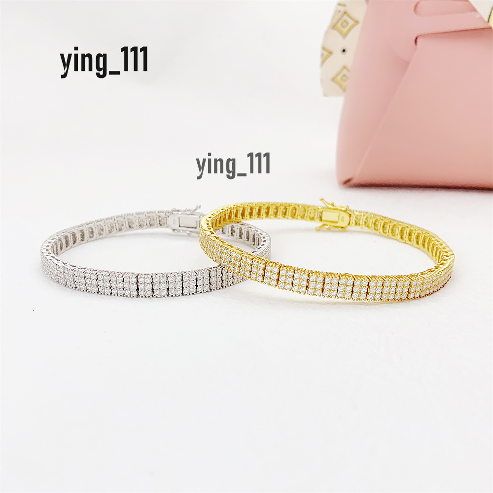 Fine Jewelry Bracelets Tennis Chain Pass Diamond test Hip-hop VVS Moissanite Iced Out Bracelet for Man Women