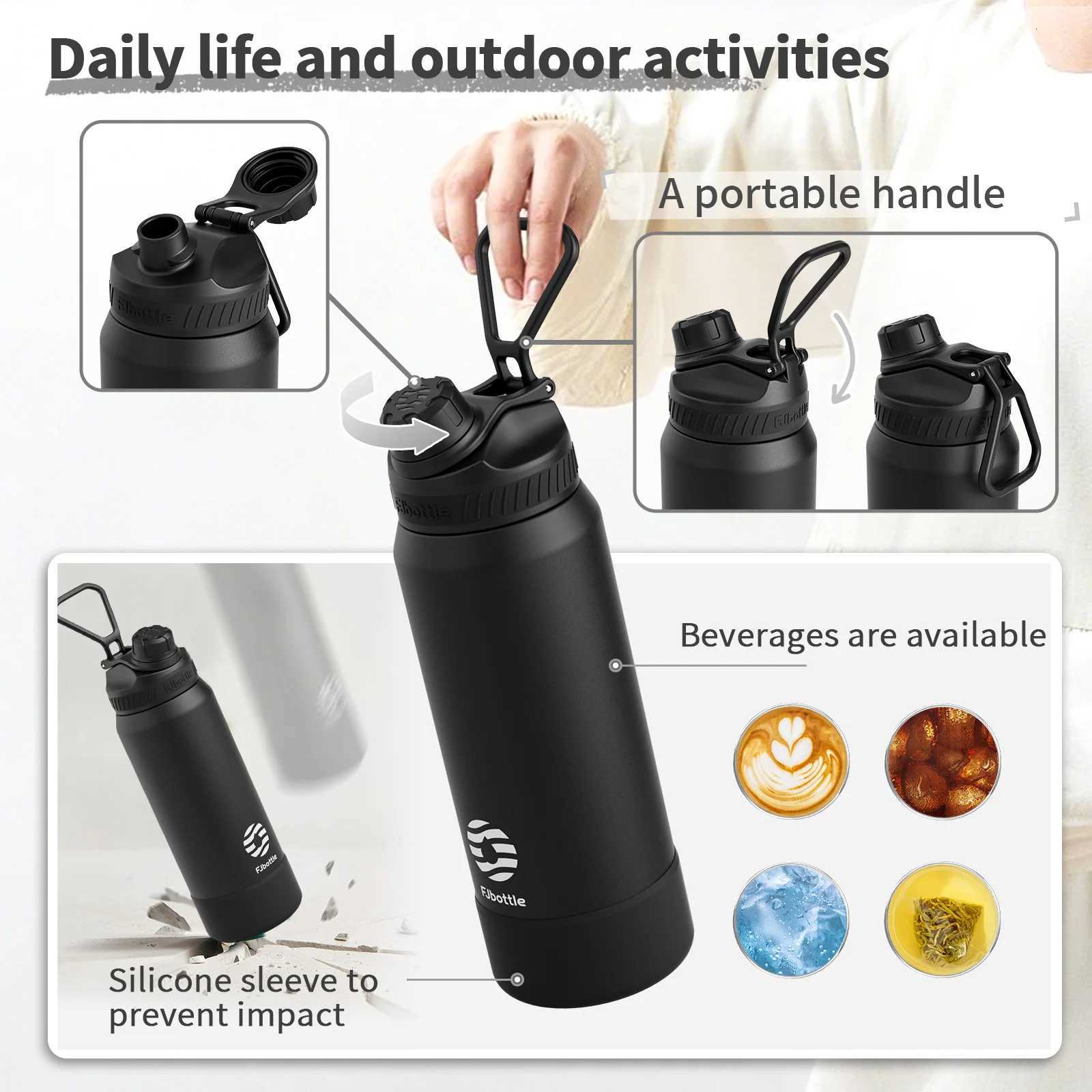 Fashionable cup FJbottle 710/950ml Vacuum Flasks Stainless steel thermal water bottle Drinkware Keep Cold Thermo bottle Y251110