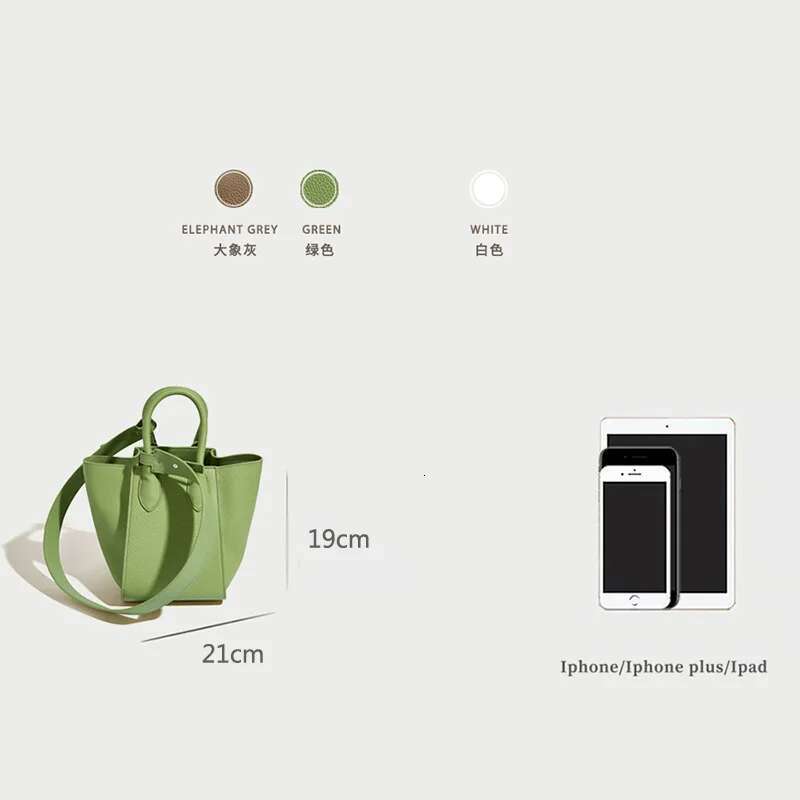 Women's Quality Genuine Leather Handbag Soft Real Cowhide Unique And Exquisite Crossbody Bag Lychee Pattern Female Tote Basket