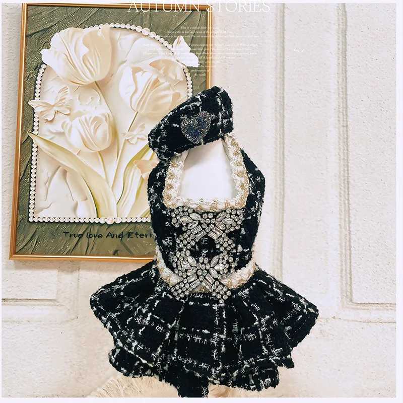 Luxury CLASSic Thickened Pet Dress Autumn Winter Custom-Made Exquisite Dog Coat Skirt Thickened J251110