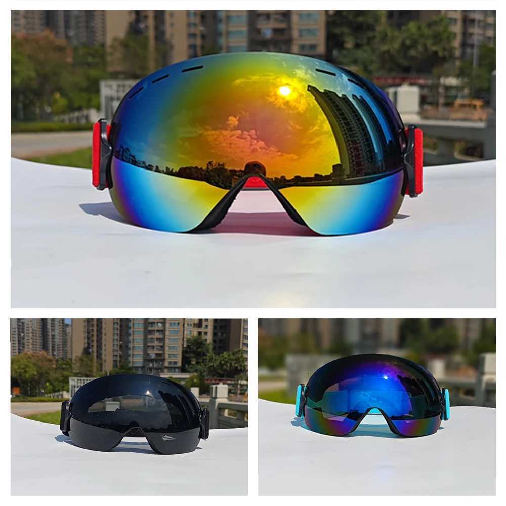 Ski Glasses Adult Easy Version Men And Women Winter Windbreak Ventilate Resistant Safety GoggLEs Alpine Ski Glasses 2024 K251110