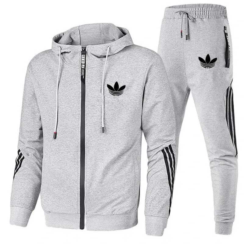 2025 Spring and Autumn Brand Hoodie Set Mens Fashion Hoodie Brand Pants Casual Jogging Clothing Sportswear W251110