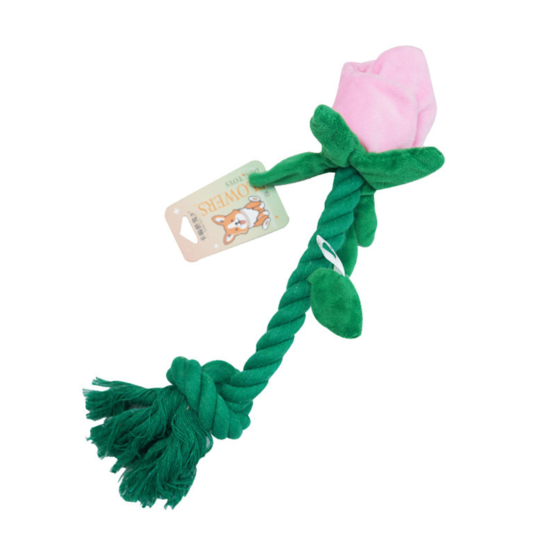 Plush Soft Fake Rose Flowers for Cats & Dogs - Perfect Pet Gifts for Valentine's Day and Weddings