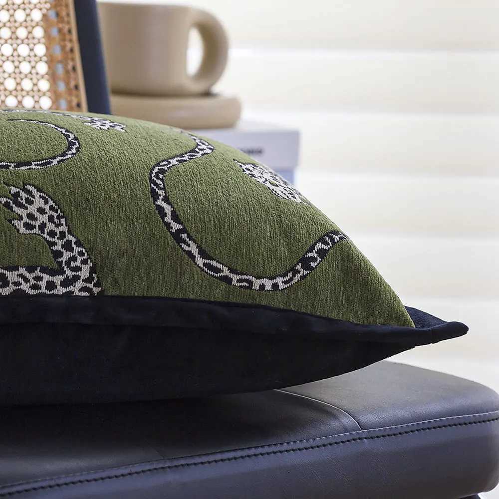 Soft Chenille Throw Pillow Cover 45x45 Jacquard Cushion Case for Sofa Bed Decor Modern Home Living Room Decorative Pillowcase Y251110