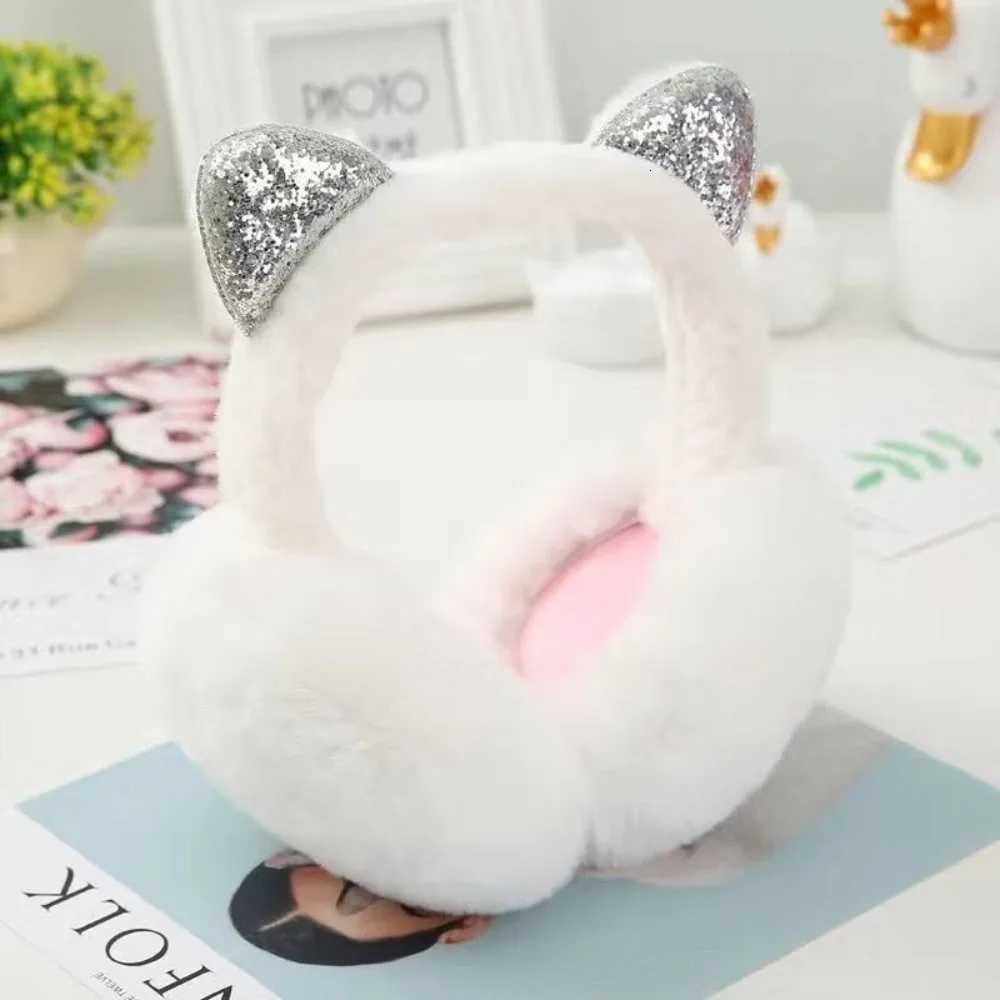 Fashion Plush Ear Muff Lovely Cold Protection Ear Cover Winter Keep Warm Ear Protectors Glitter Cat Ear Warmer Nice Gifts W251110
