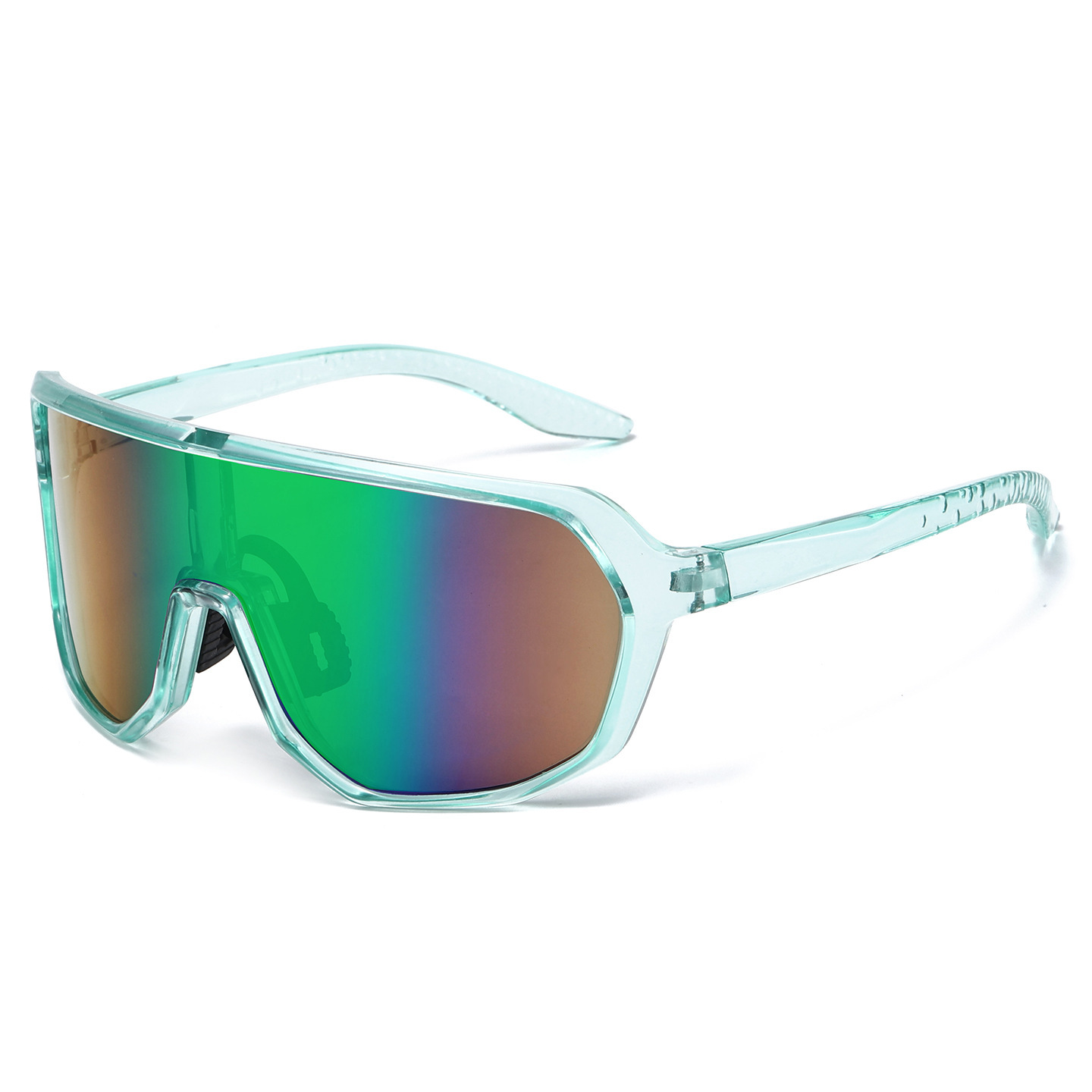 New Arrival Oversized Frame Vibrant UV-Protective Sunglasses Premium Outdoor Cycling Windproof Unisex Fashion Sunglasses