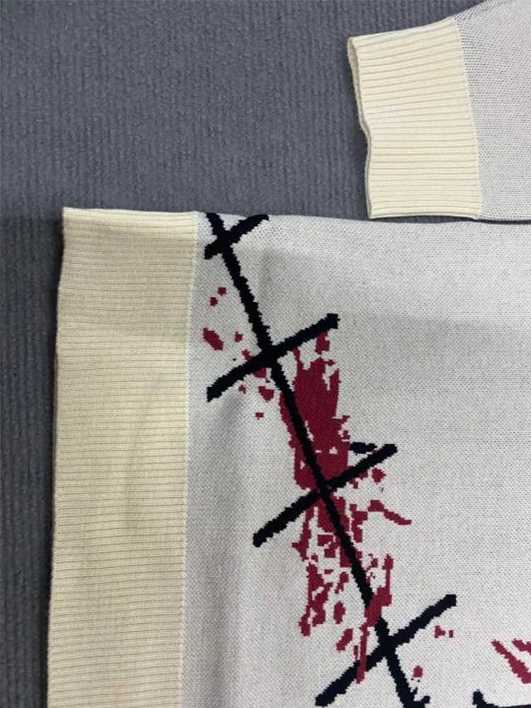 Fashion Mens Warm Quality Knitted Sweater Cartoon Fashion Women Pullover Tops Street Punk Tops Brother Y2K Fall and Winter Clothing Y251110