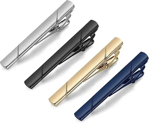 High Quality Tie Clips Metal Copper Necktie Pin For Men Formal Wedding Ceremony Gold Male Women Ties Suit Accessories 251110