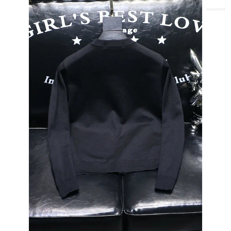 Men's Sweaters Autumn Winter Slim Fit Youth Personalized Sweater Bottoming Shirt Trendy Diamond Round Neck For Men