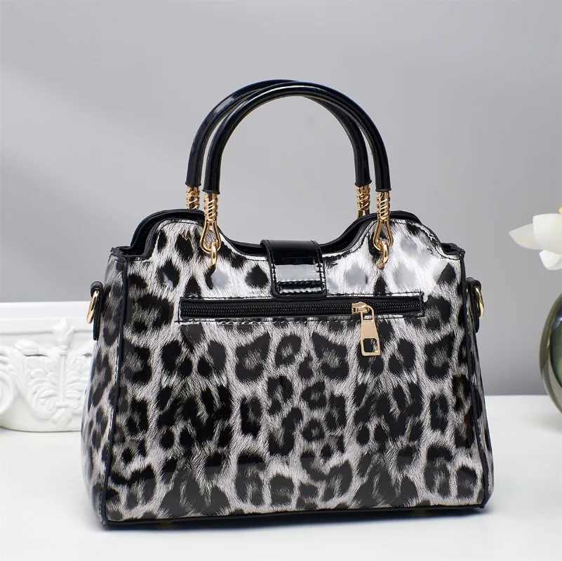 New FAshion Leopard Women Handbags European Design Patent Leather Ladies Bags Female brand luxury Womens Crossbody Bag K251110
