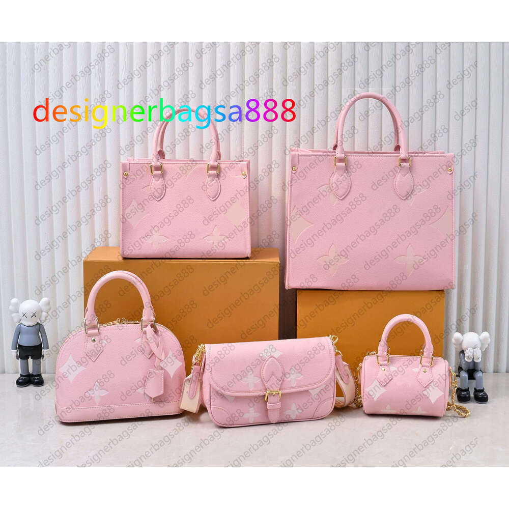 Designer bag women Pink Denim Tote Carryall Shoulder Handbag Crossbody Canvas messenger Shopping Bag Moon Purse Hills Clutch Wallet backpack