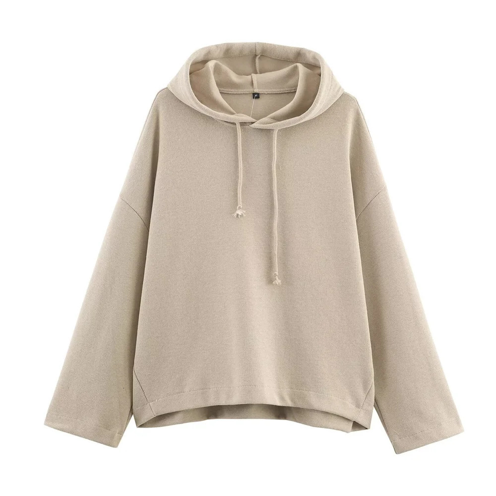 Autumn womens clothing European and American style French fashion soft hooded sweatshirt wide leg pants 251110