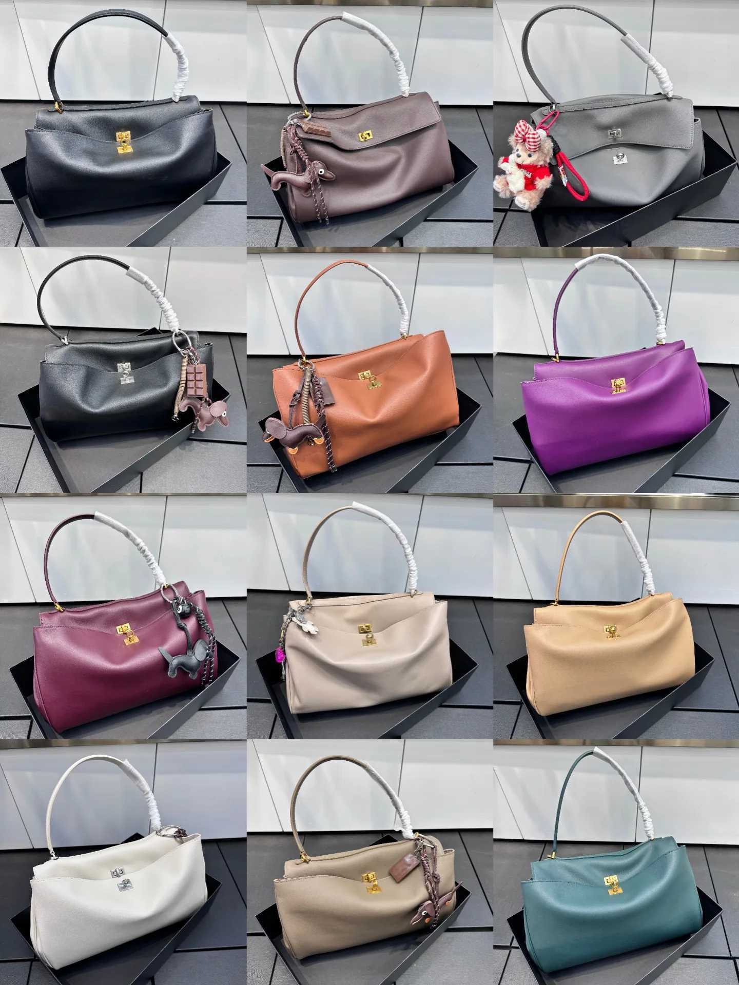 2025 Luxury Brand Rodeo Woman Bags Spring Autumn Genuine Leather Women Totes Fashion Gold Buckle Women Shoulder HandBagsW251110