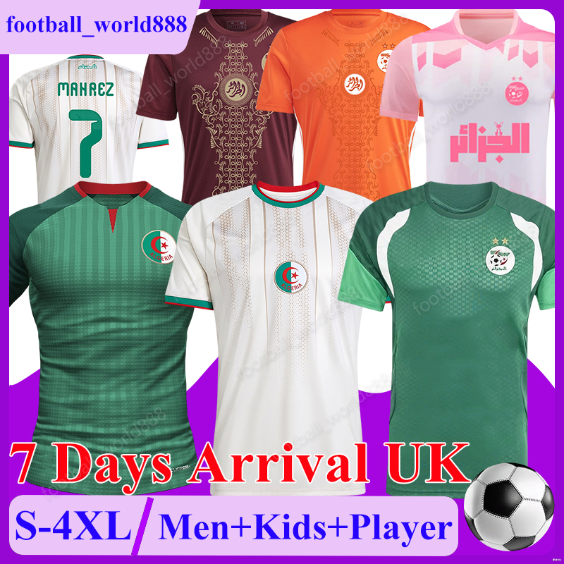 XXXL 4XL Algeria 2026 2027 Soccer Jerseys AMOURA World Cup BOUNEDJAH AOUAR MAHREZ Football Shirts MANDI football kits HADjAM ZERROUKI CHAIBI Men Kids Kit Socks Sets