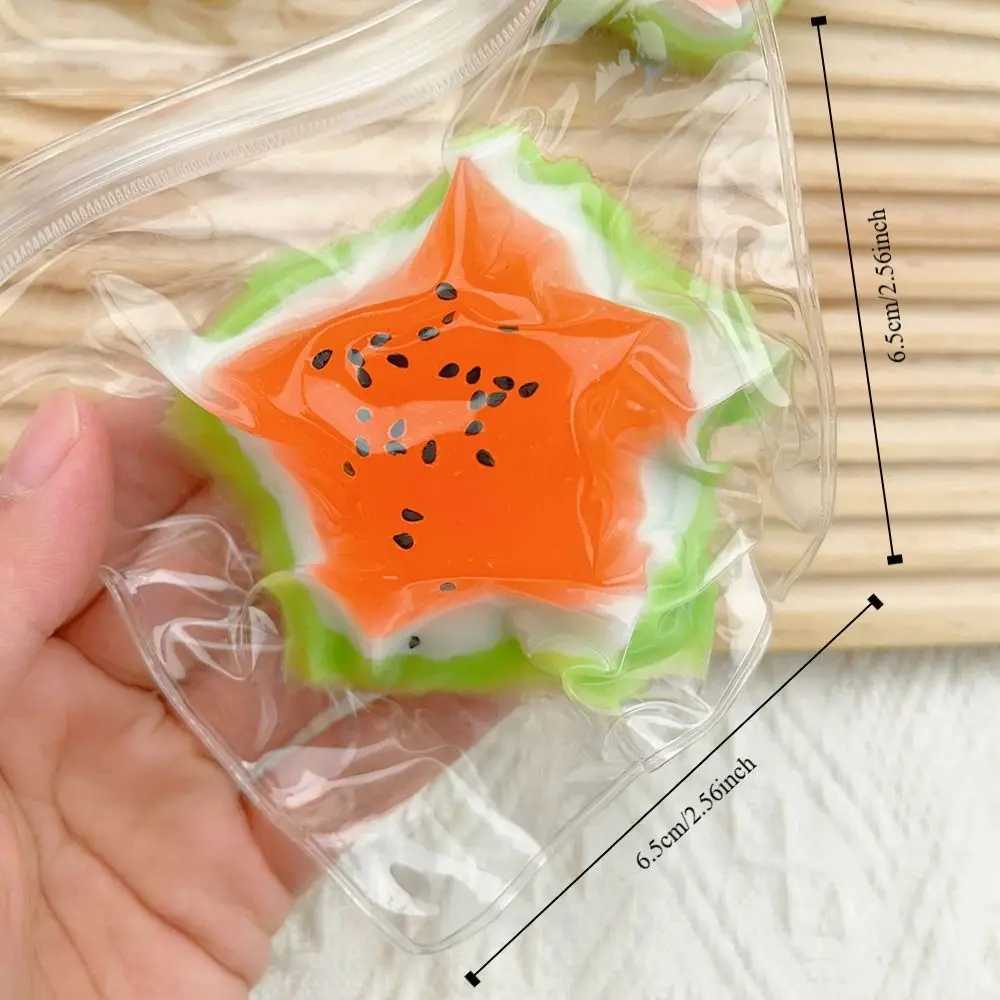 New Arrival Squishy Squeeze Toy Cat Paw Simulated Watermelon Pinch Toy Slow Rebound Relief Gift Decompression Toy for Adult Kids T250410