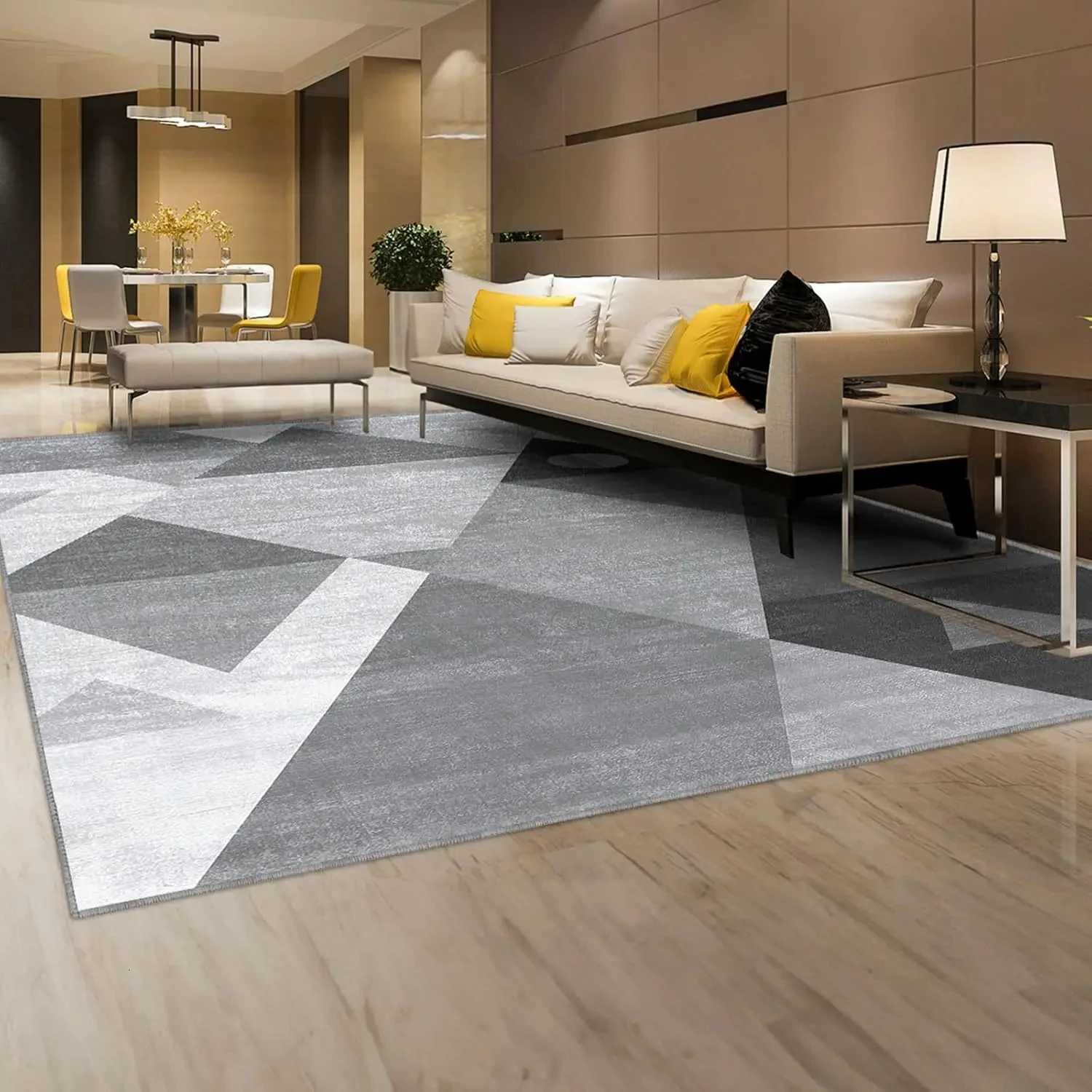Modern Minimst Living Room Carpet Durable and Easy-To-Clean Bedside Rug Sofa Coffee Table Foot Mat Retro Home Decoration Y251110