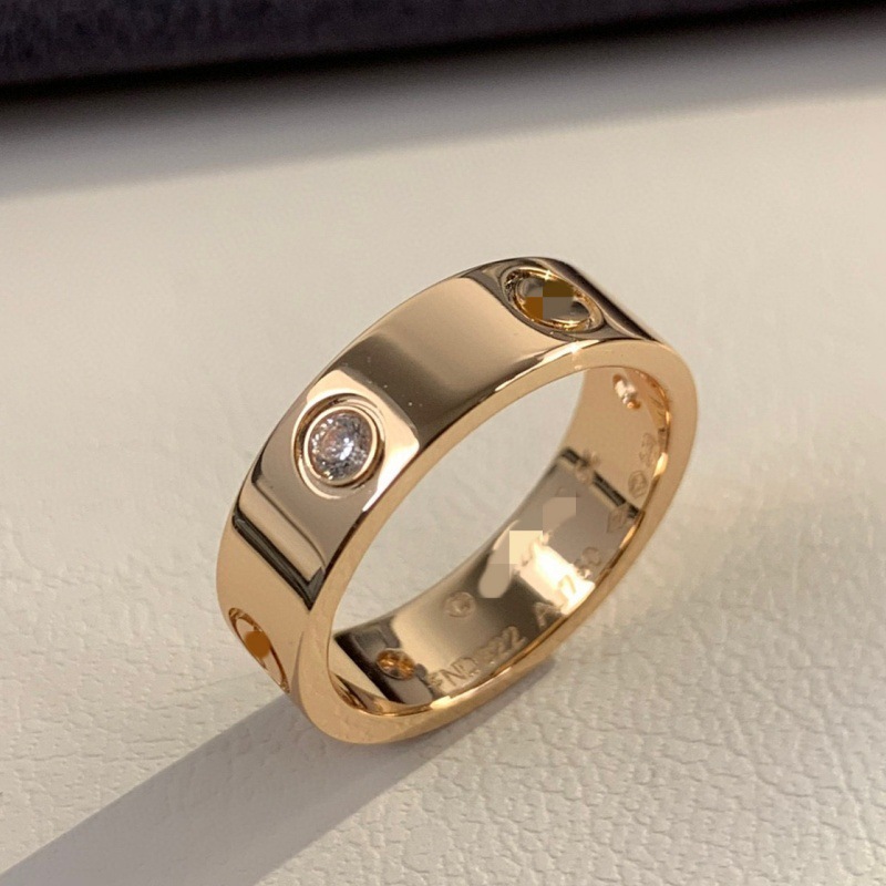High Version Love Series Ring 18k Plated Simple Ins Designer Ring Design Fashion Ring Fashion Exquisite Versatile Unisex