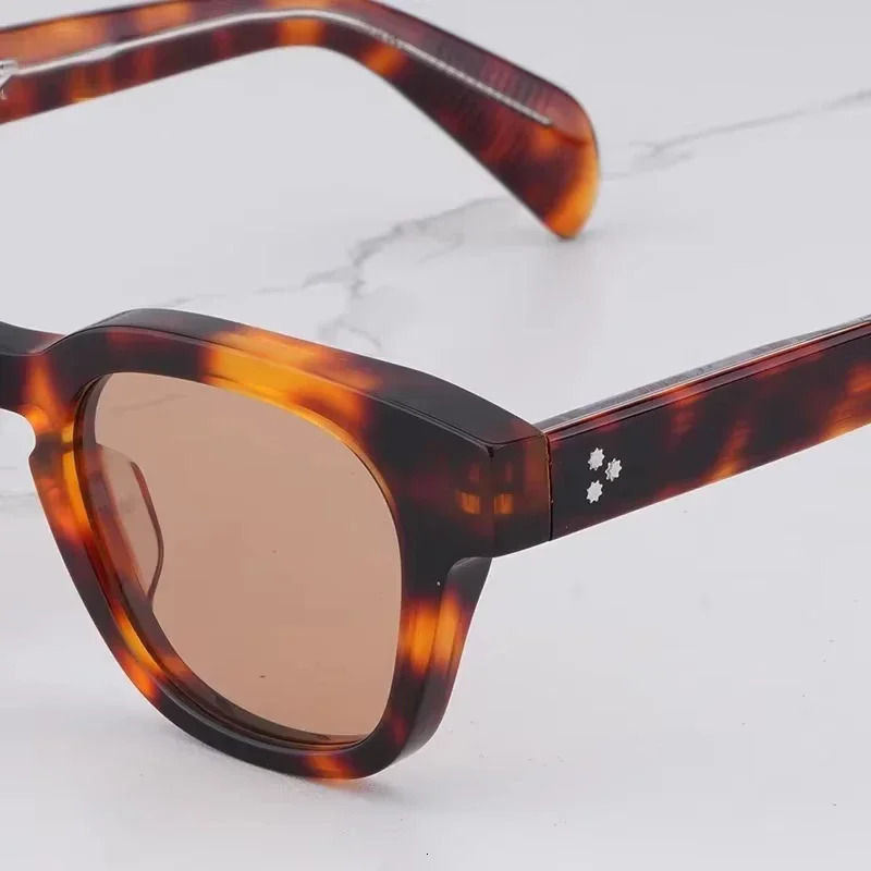 Street Fashion Mens Retro Tortoise Sunglasses Limited Edition Classic Square Acetate for Men 250410
