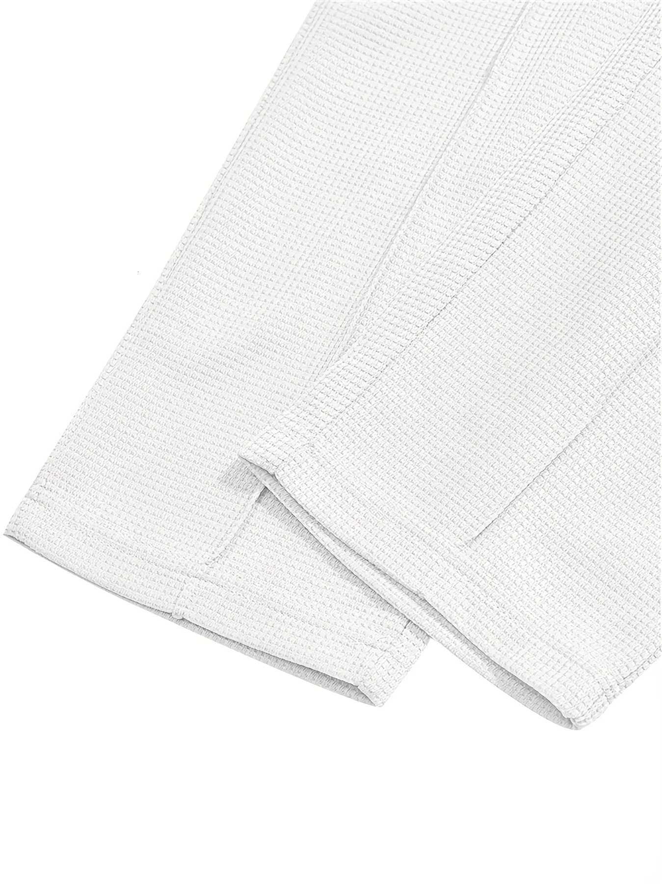 The new mens spring and autumn Waffle long-sleeved and long pants sportswear and casual set is made of comfortable and breatha W251110