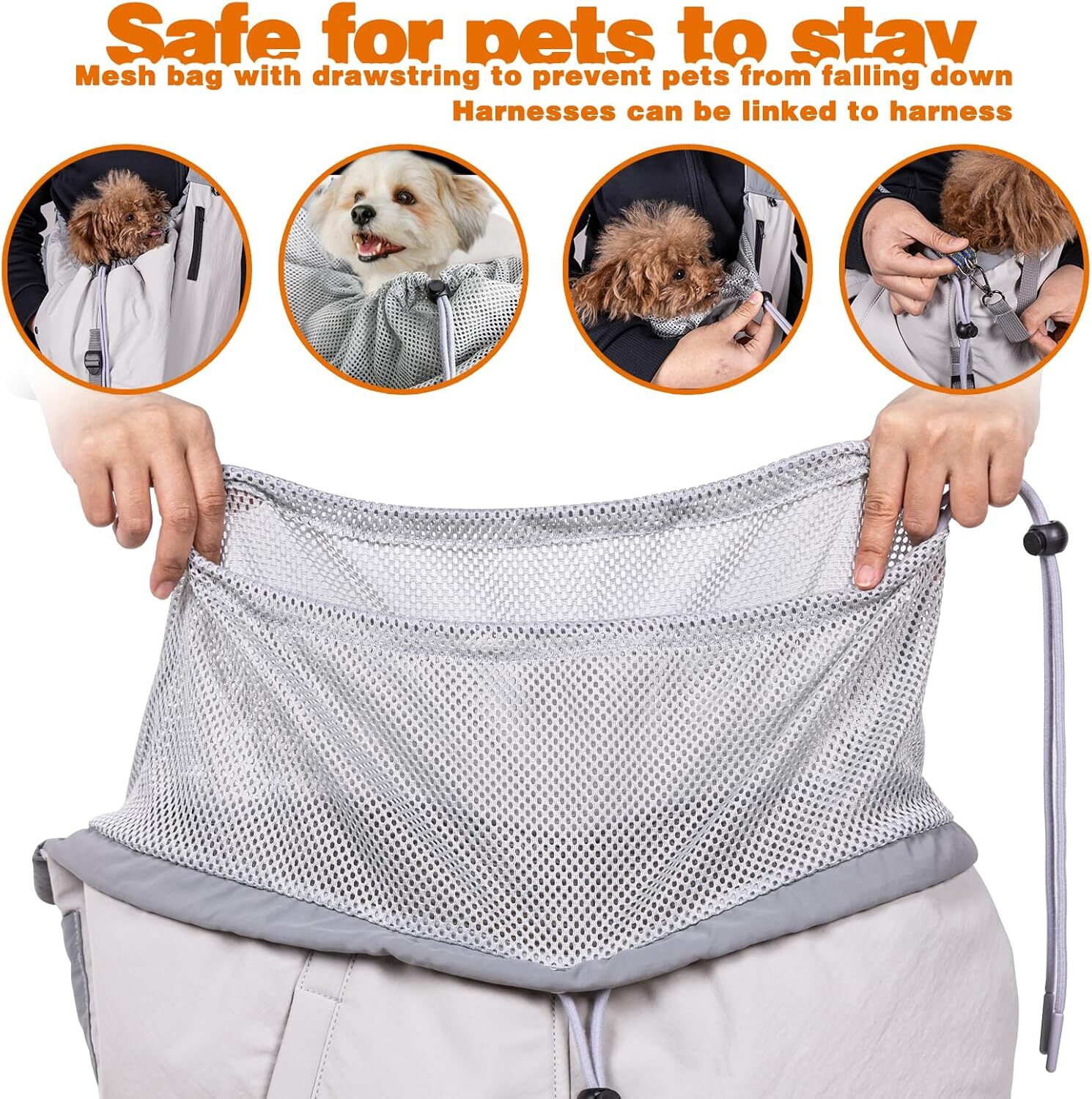 dog strap strap suitable for small dogs and cats weighing under 15 pounds carrying backpacks for puppies pet wallets with pockets adjustable shoulder 