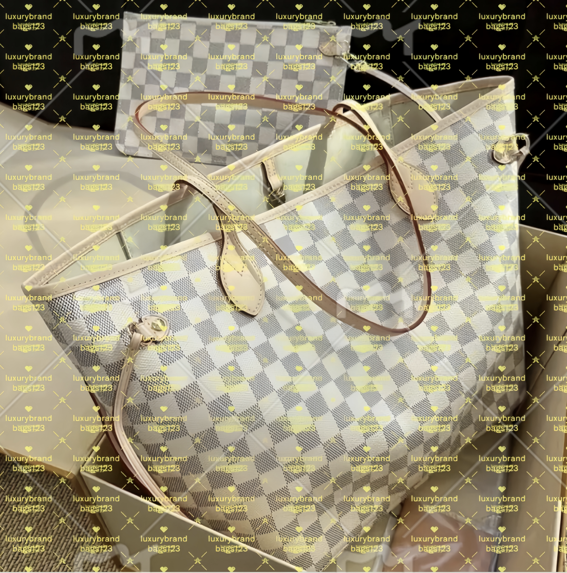 Designers Large Capacity Tote Shopping Sunshine Bags Vintage Designer bag Totes Shoulder Handbag Purses Women Leather Golden Letter Head Portrait Decoration a77