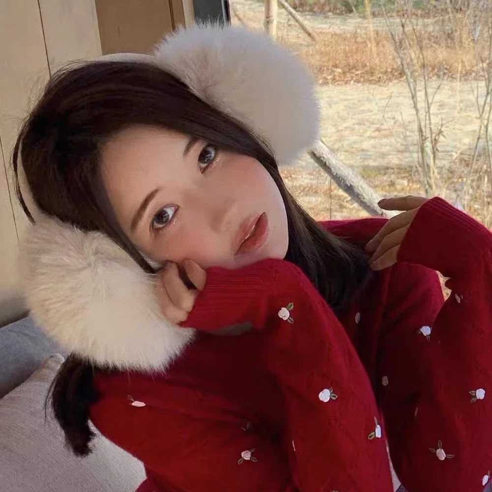 Soft Plush Ear Warmer Winter Earmuffs for Women Men Fashion Solid Color Earflap Outdoor Cold Protection Ear-Muffs Ear Cover W251110