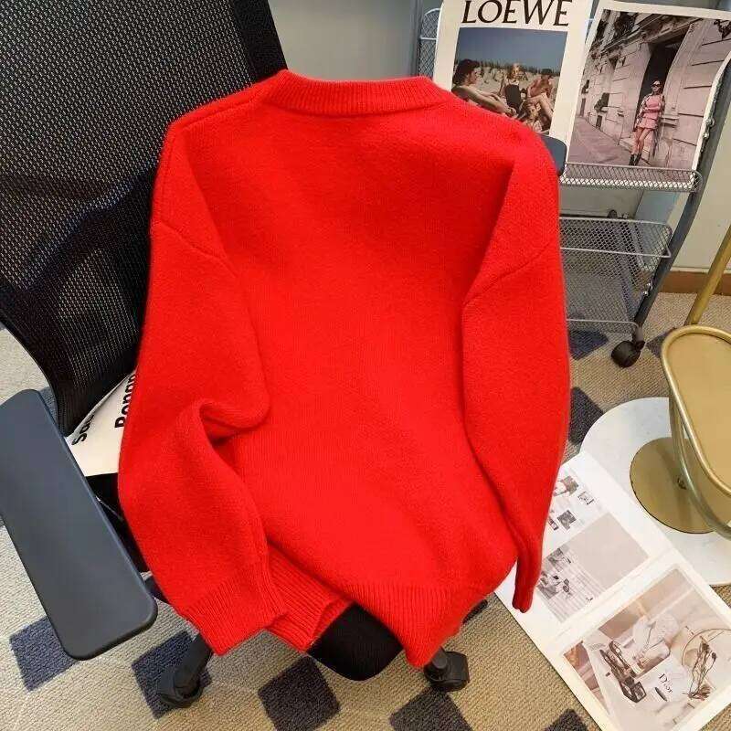 Lazy Atmosphere For Women Christmas Tree Clothes Autumn And Winter Fashion Design Sweater Top Designer Sweater Women