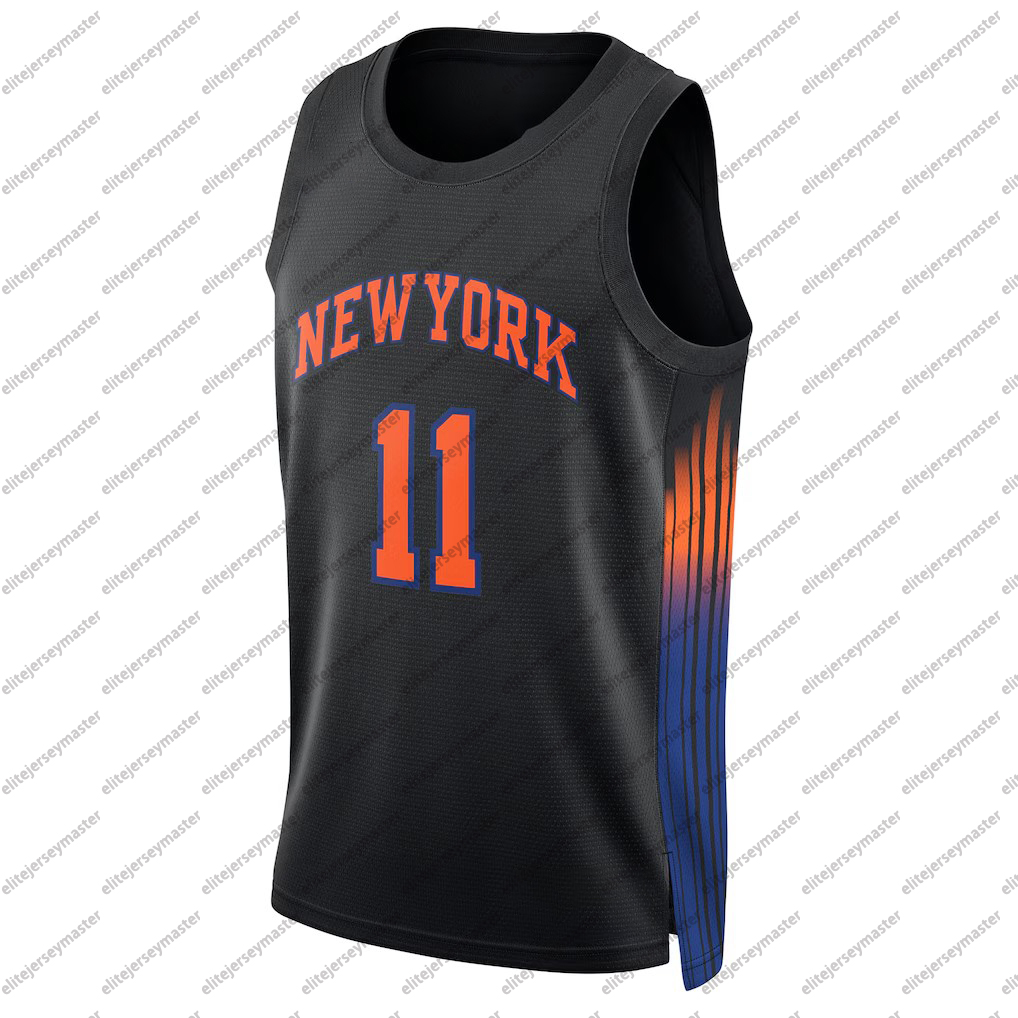 11 Jalen Brunson 2025-26 Anunoby 8 Bridges 25 Hart 3 Custom Basketball Jersey 5 Precious Achiuwa Towns Personalized Customized Jerseys Custom Any Numb
