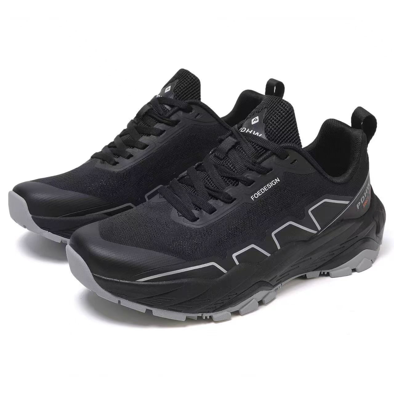 Leisure shoes outdoor sports spring summer single layer mesh men and women anti-skid wear-resistant breathable cross-country running