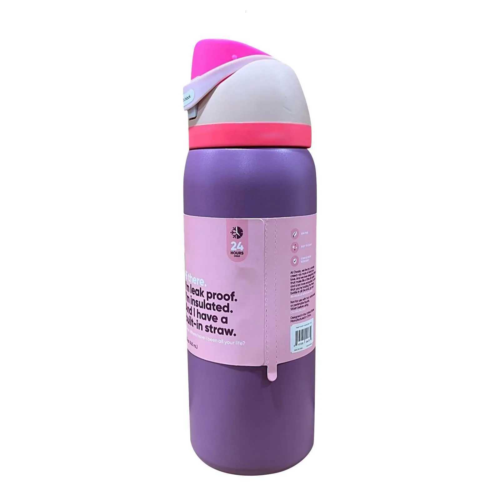 Fashionable cup Stainless Steel Vacuum Outdoor Sports Kettle Hand Held Straw Cup Double Layer Vacuum Cup 24oz Y251110