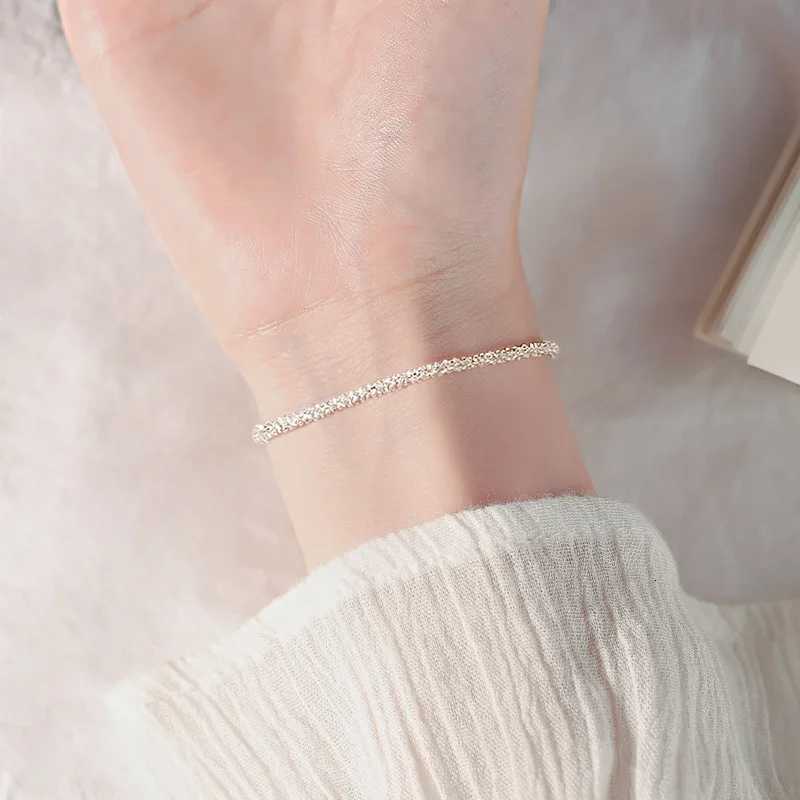 New 925 Silver Plated Gypsophila Adjustable Bracelet Bangle For Women Fine Fashion Jewelry Wedding Party GiftT251110